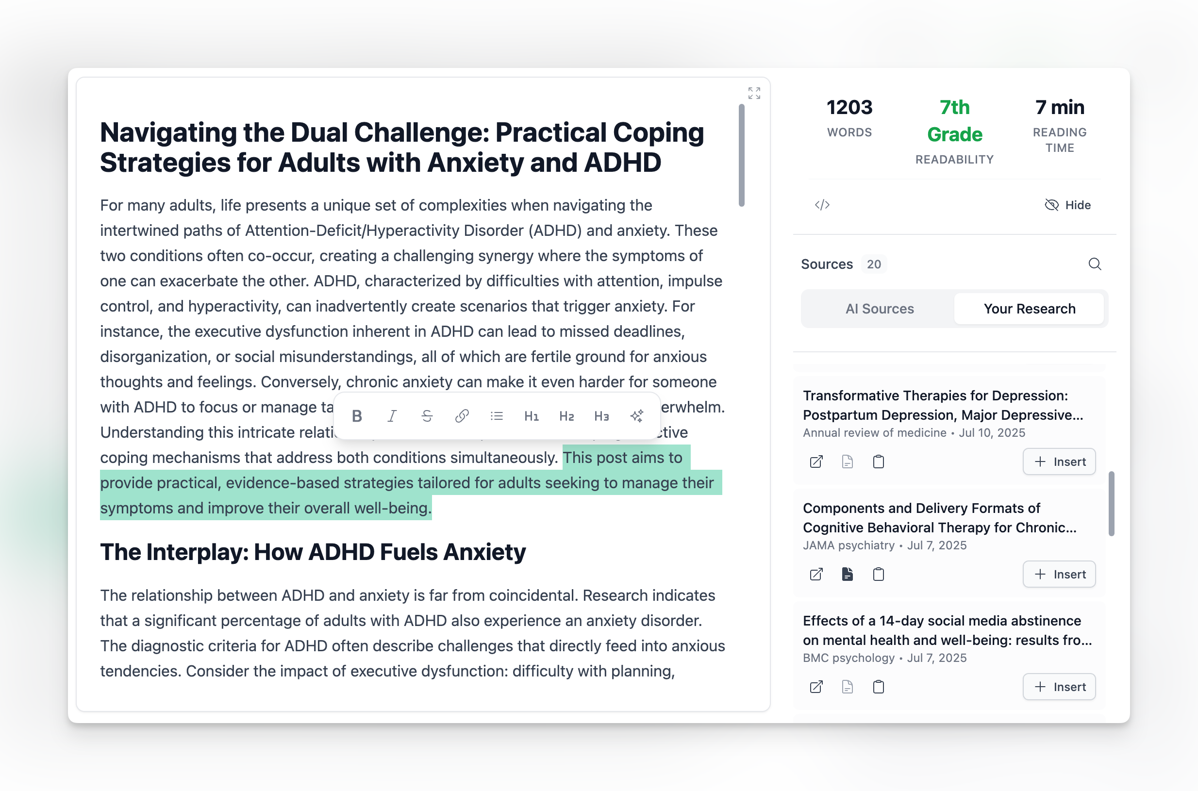 One Platform for Evidence-Based Practice Growth