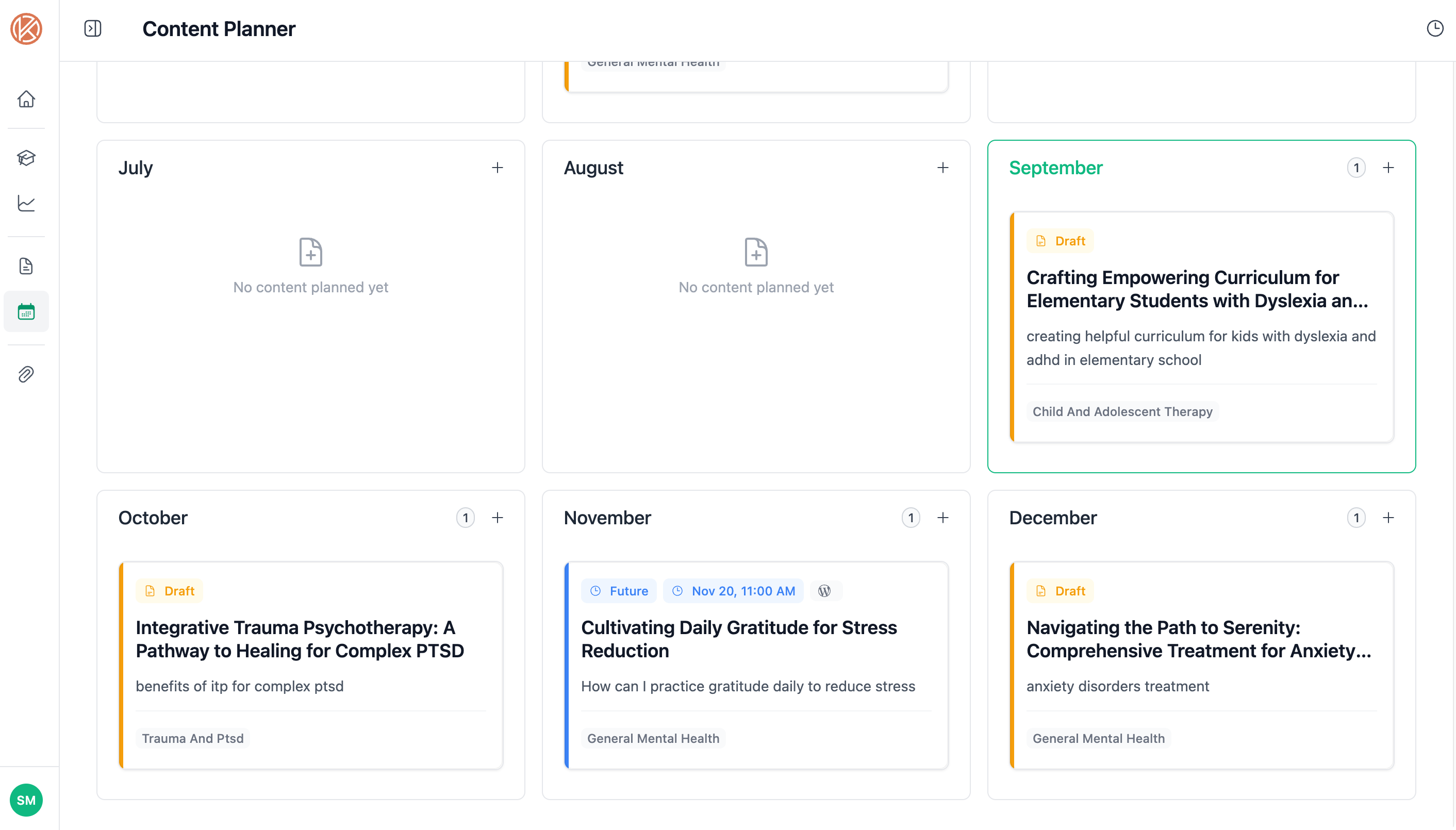 KopplaHQ Content Planning and Publishing Demo